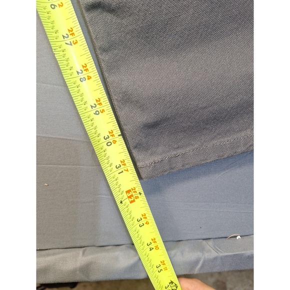 Carhartt Carpenter Pants Mens 38x32 Gray Canvas Rugged Flex Relaxed Fit Workwear - Picture 9 of 15